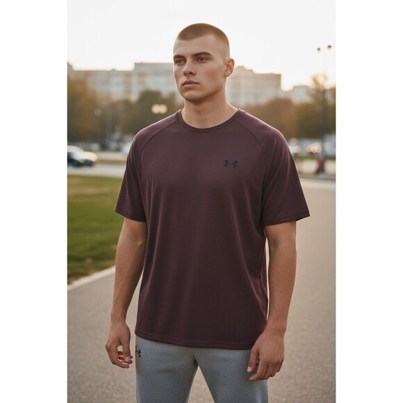 Under Armour Purple Men’s T-Shirt Size XXL 2X - Picture 1 of 8